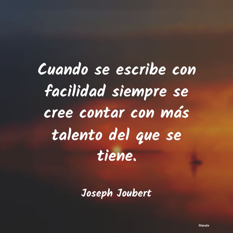 Frases de Joseph Joubert