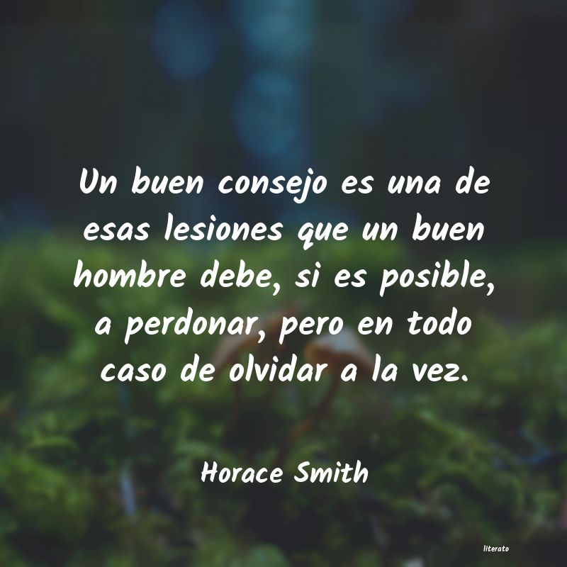 Frases de Horace Smith