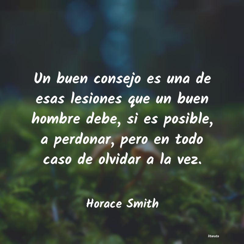 frases de Horace Smith