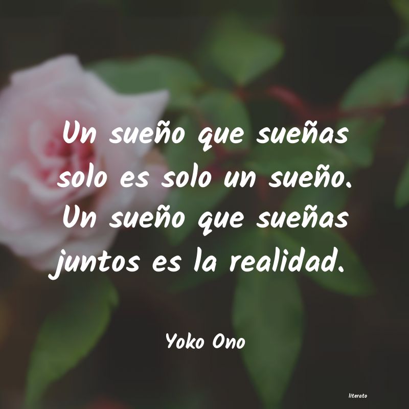 Frases de Yoko Ono