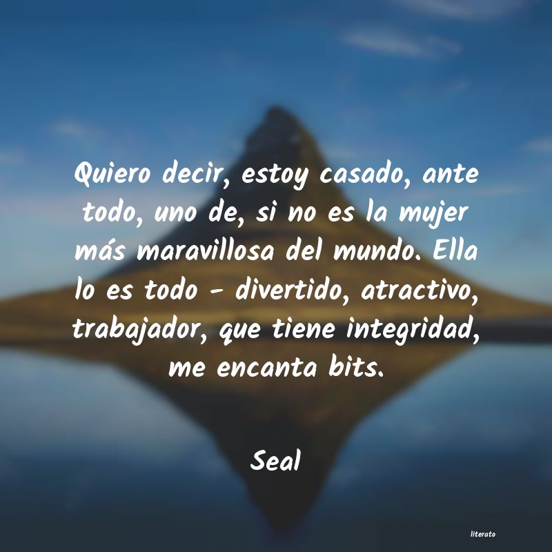 frases de Seal