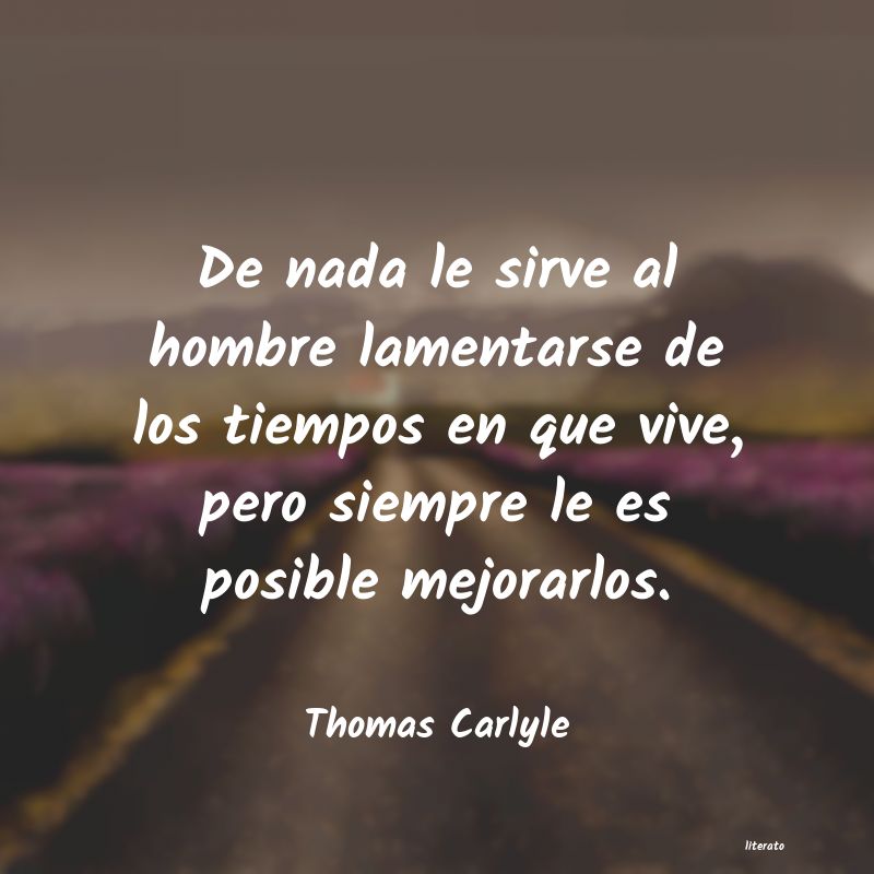 Frases de Thomas Carlyle