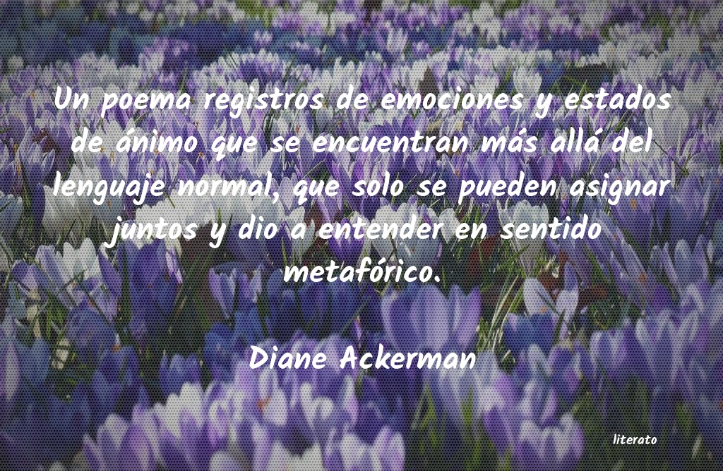 frases de Diane Ackerman