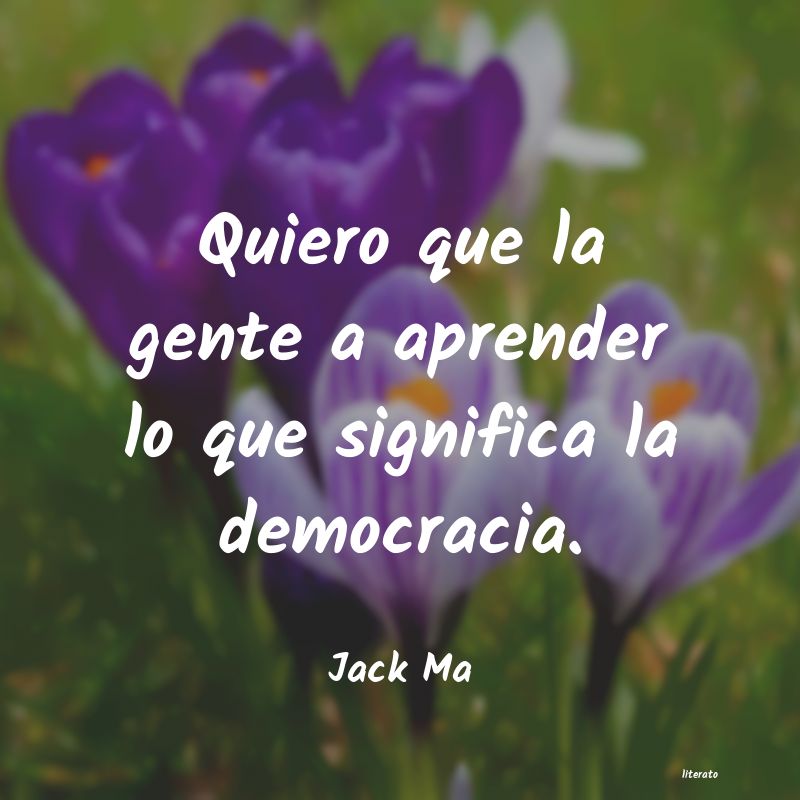 Frases de Jack Ma