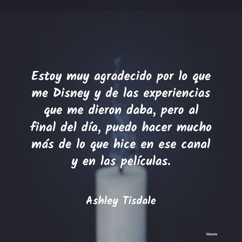 Frases de Ashley Tisdale