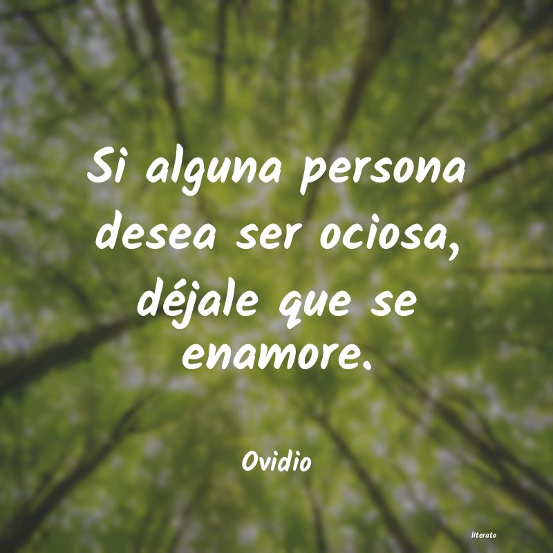 frases de Ovidio