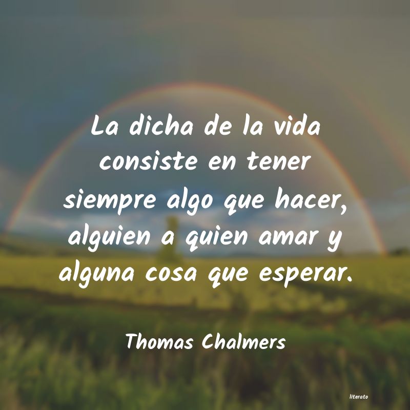 Frases de Thomas Chalmers
