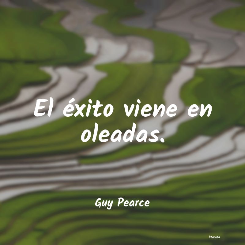 Frases de Guy Pearce