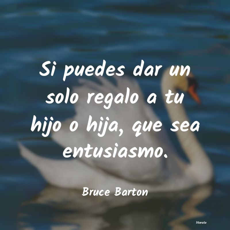 frases de Bruce Barton