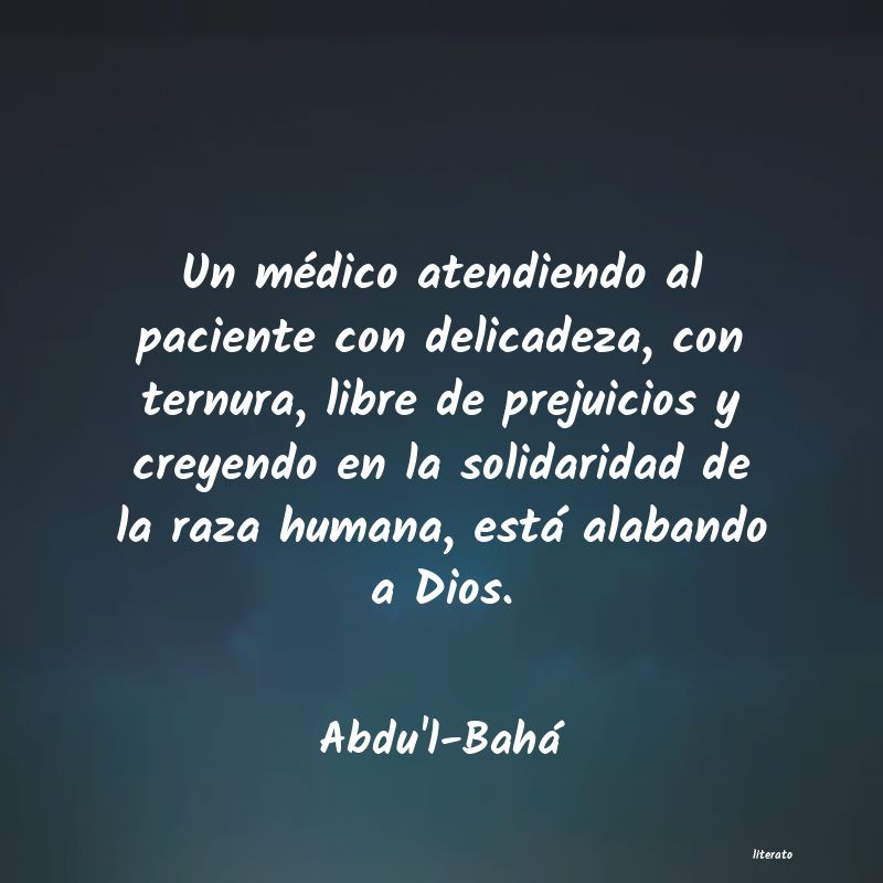 frases de Abdu'l-Bahá