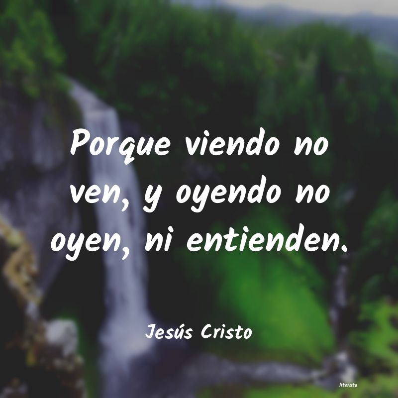 Frases de Jesús Cristo