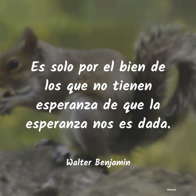 Frases de Walter Benjamin