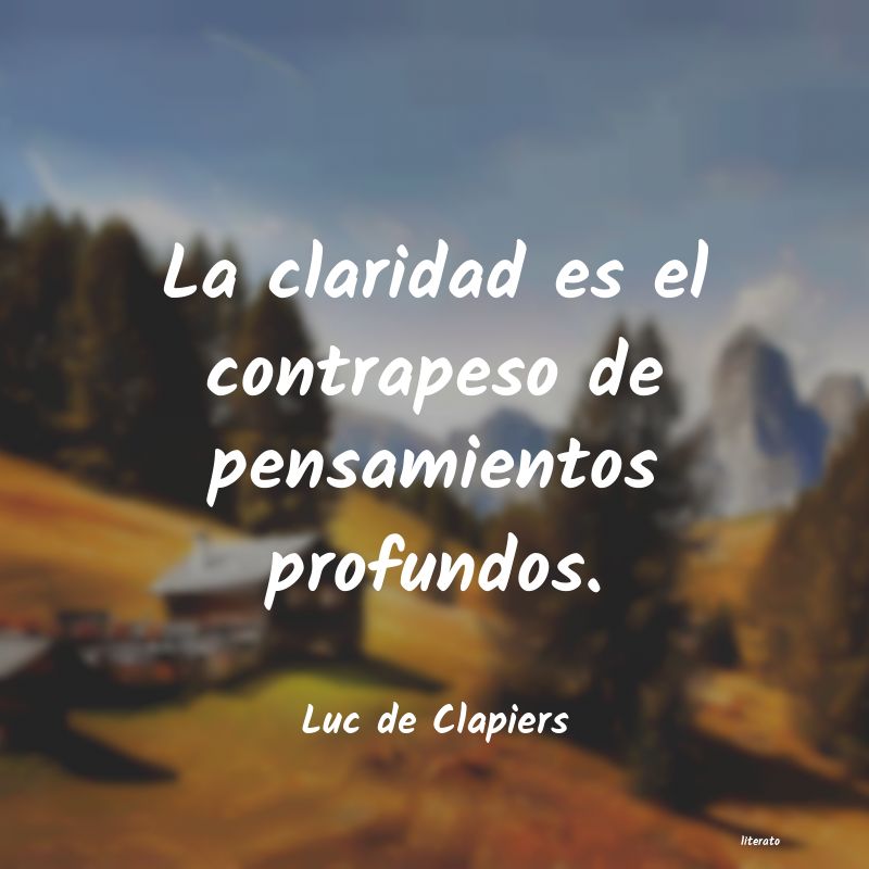 Frases de Luc de Clapiers