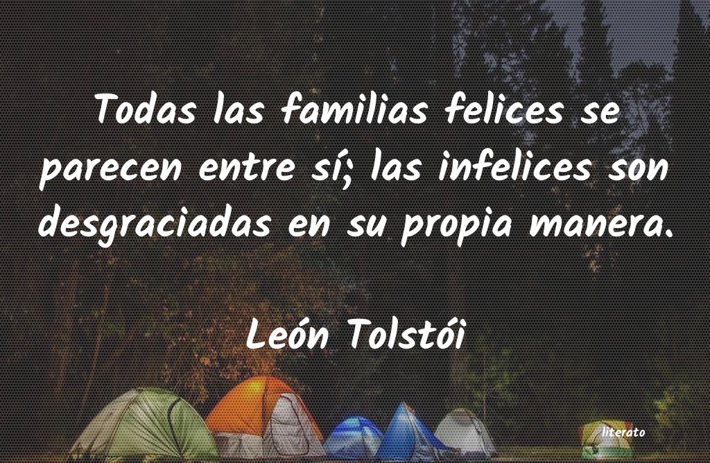 Frases de familias felices - Literato