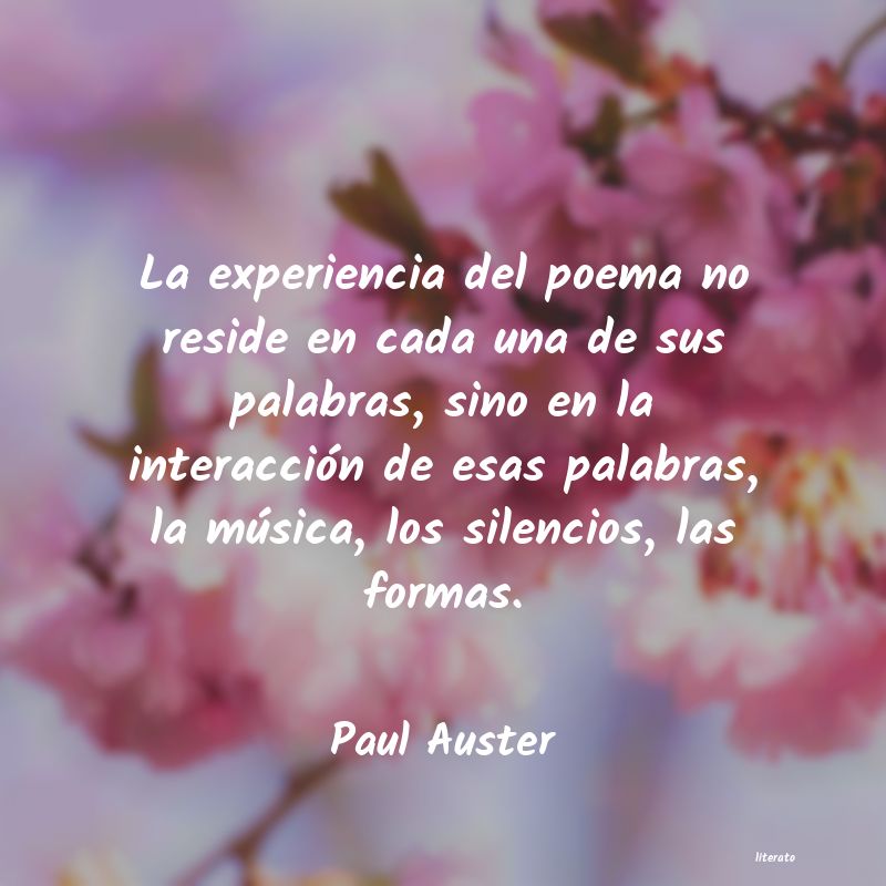 Frases de Paul Auster