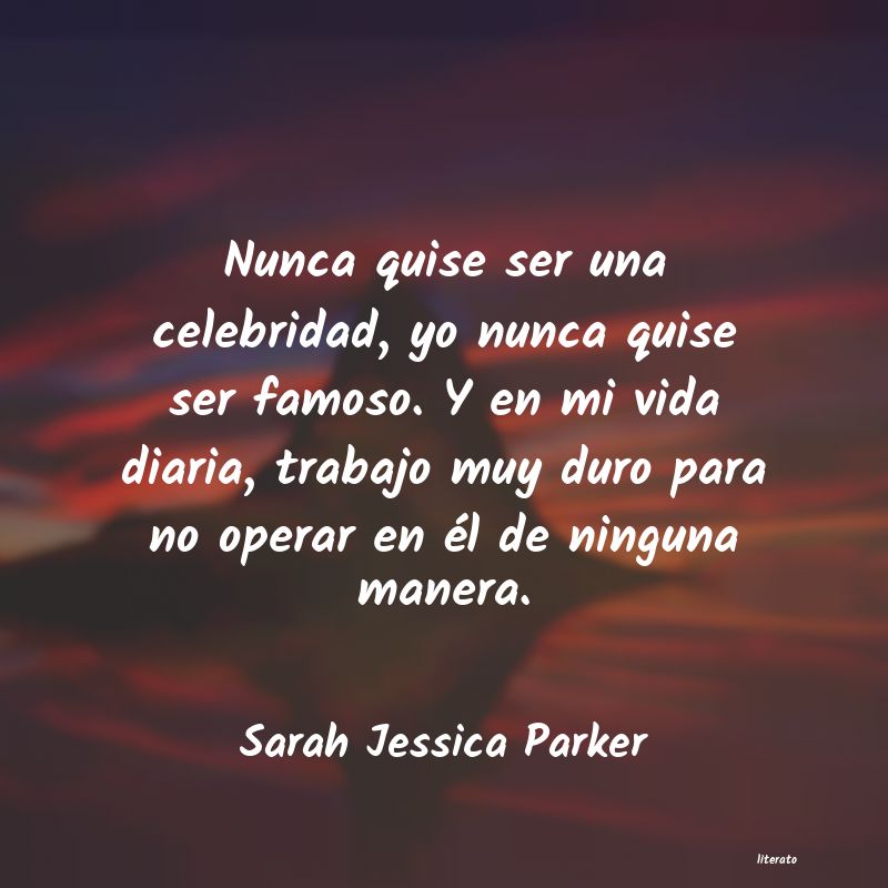 frases de Sarah Jessica Parker