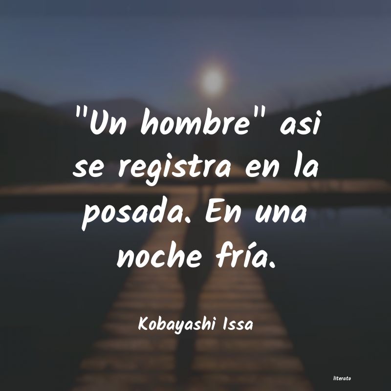 frases de Kobayashi Issa