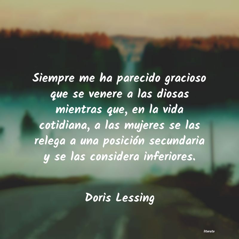 Frases de Doris Lessing