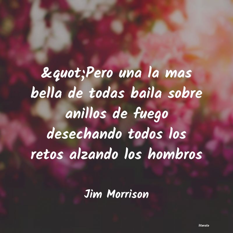 frases de Jim Morrison