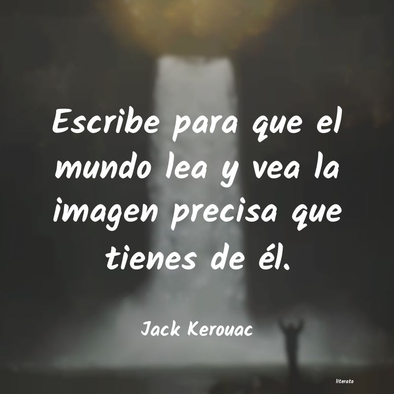 frases de escribe