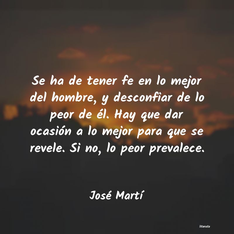 Frases de José Martí