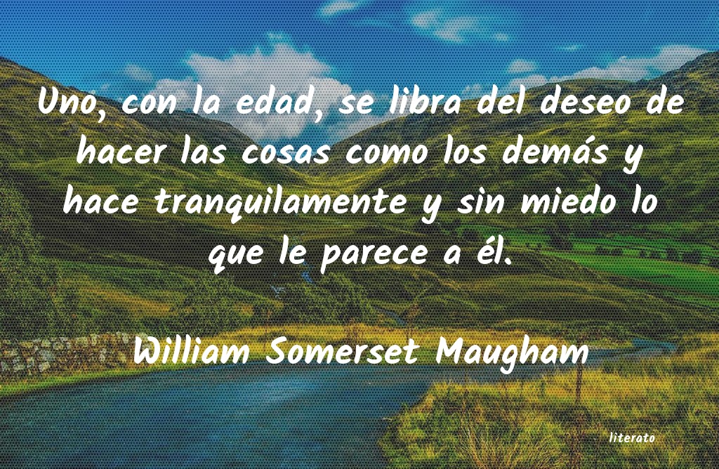 Frases de William Somerset Maugham