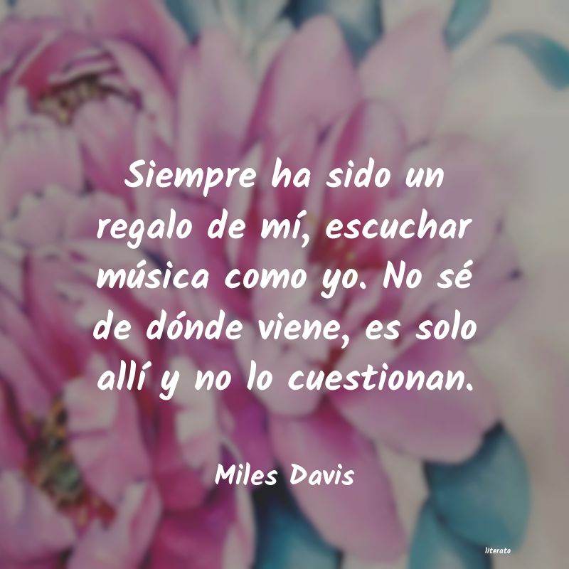 Frases de Miles Davis