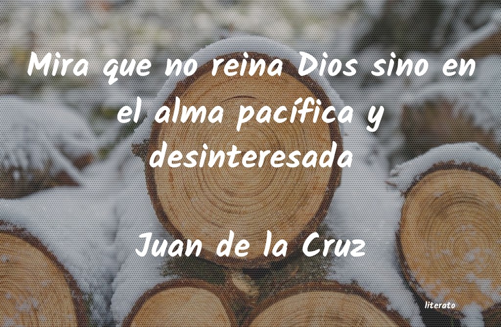 Frases de Juan de la Cruz