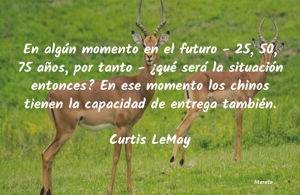 frases de Curtis LeMay