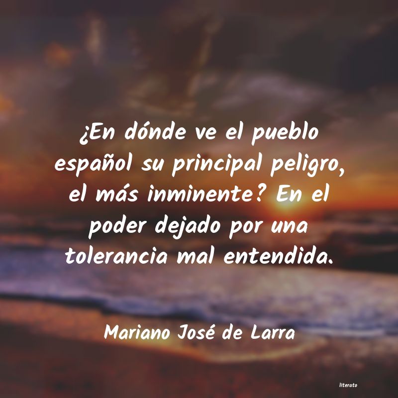 frases de Mariano José de Larra