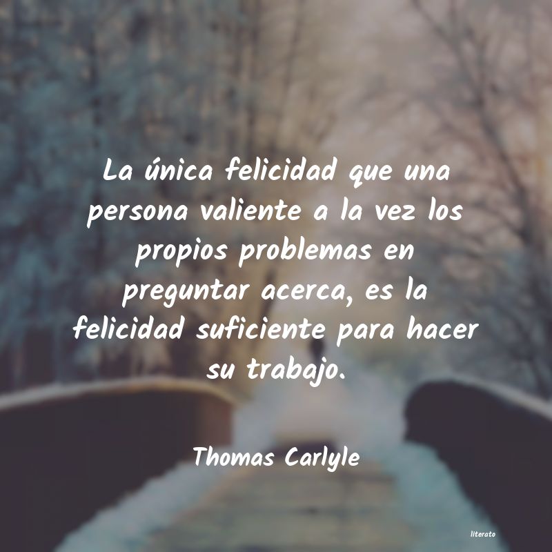 Frases de Thomas Carlyle