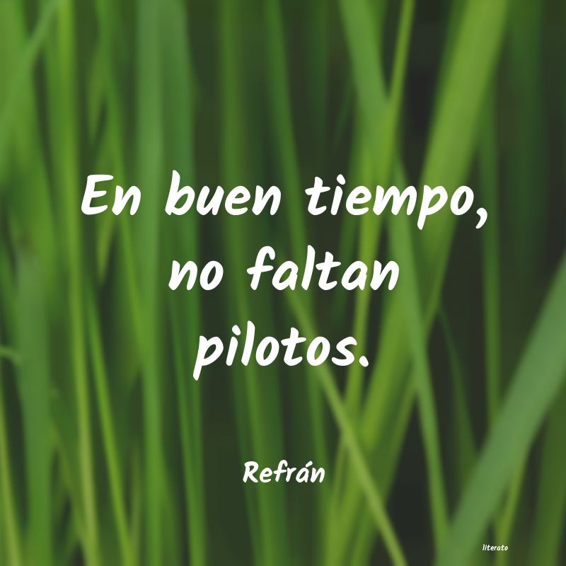 Frases de Refrán