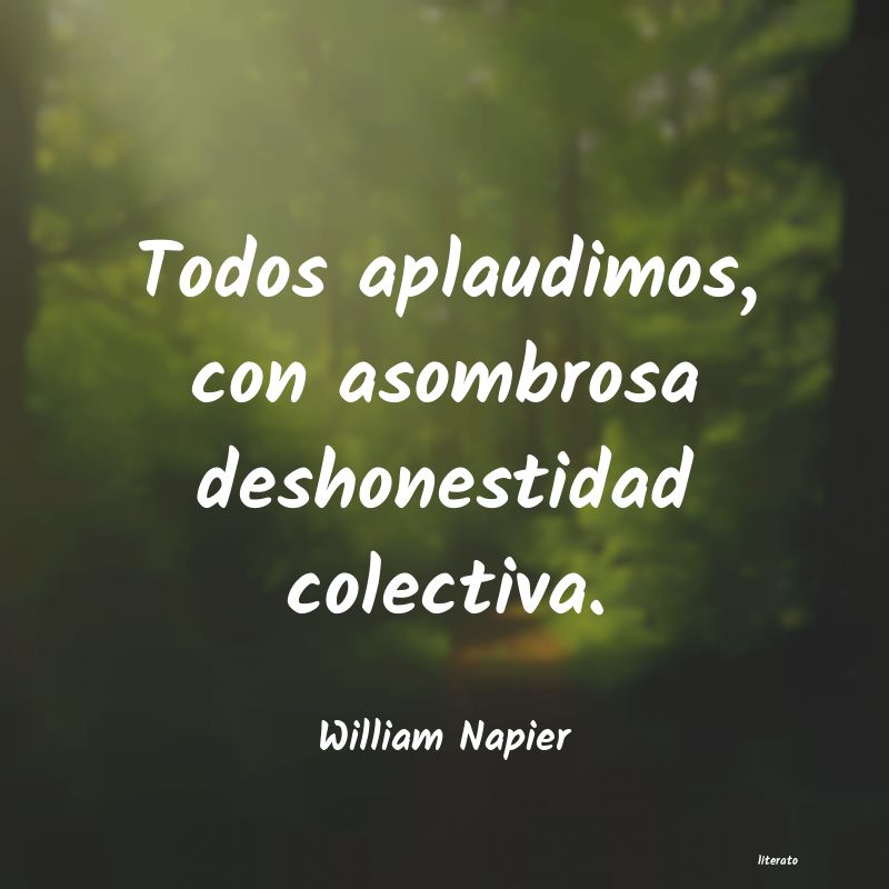 Frases de William Napier