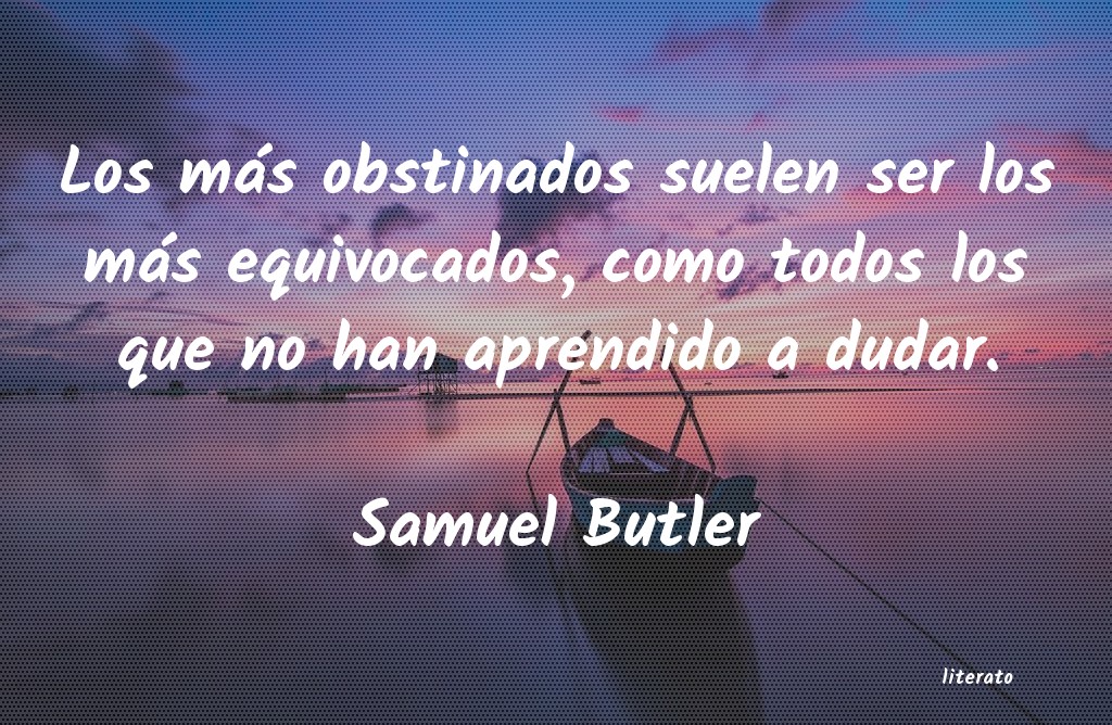 Frases de Samuel Butler