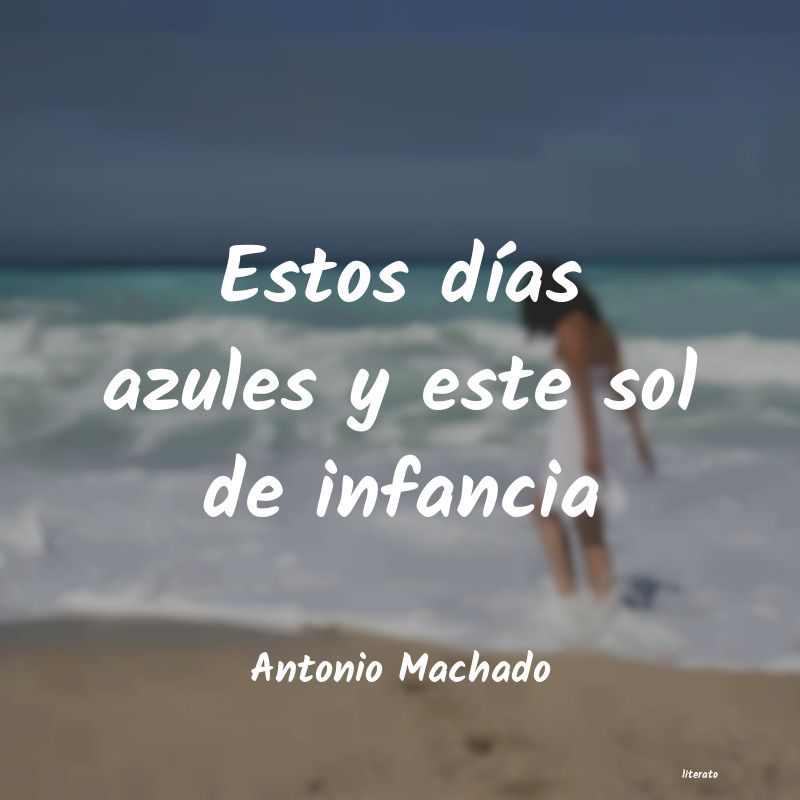 frases de Antonio Machado