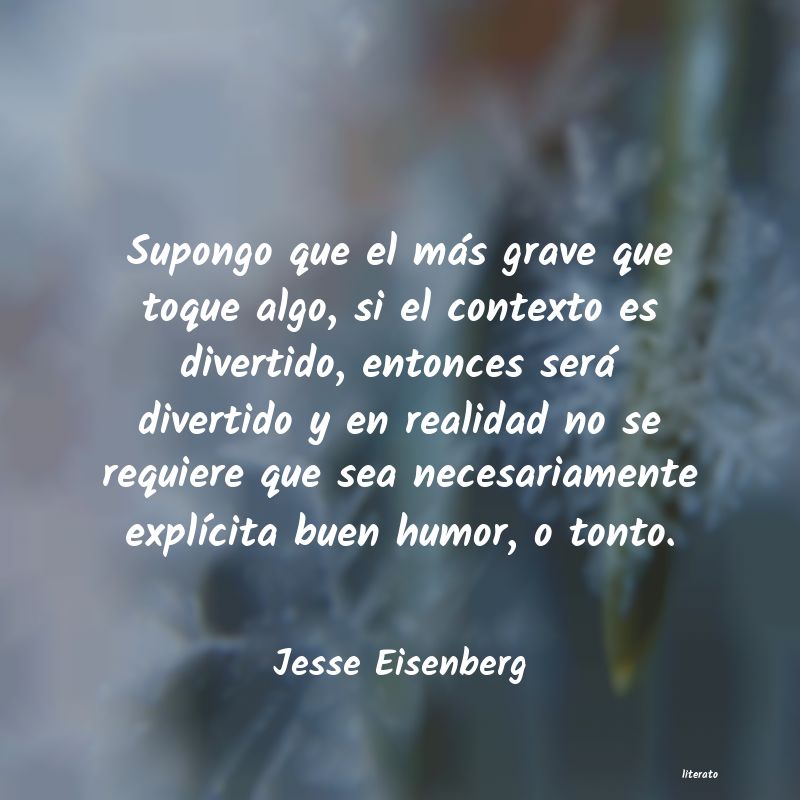 Frases de Jesse Eisenberg