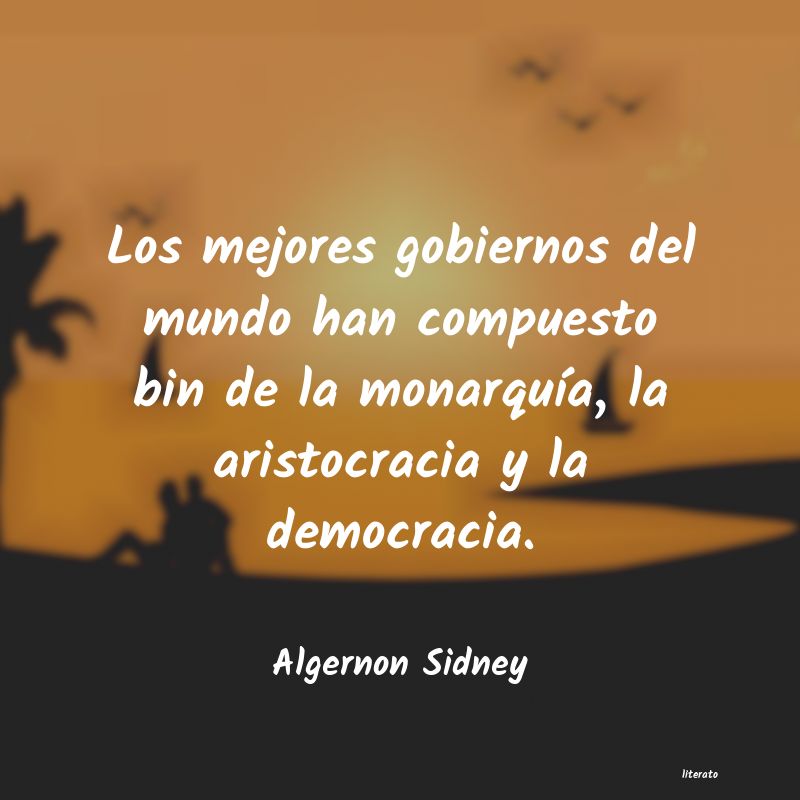 Frases de Algernon Sidney