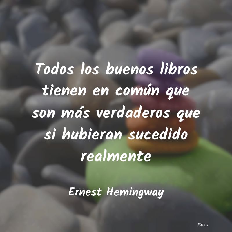 Frases de Ernest Hemingway