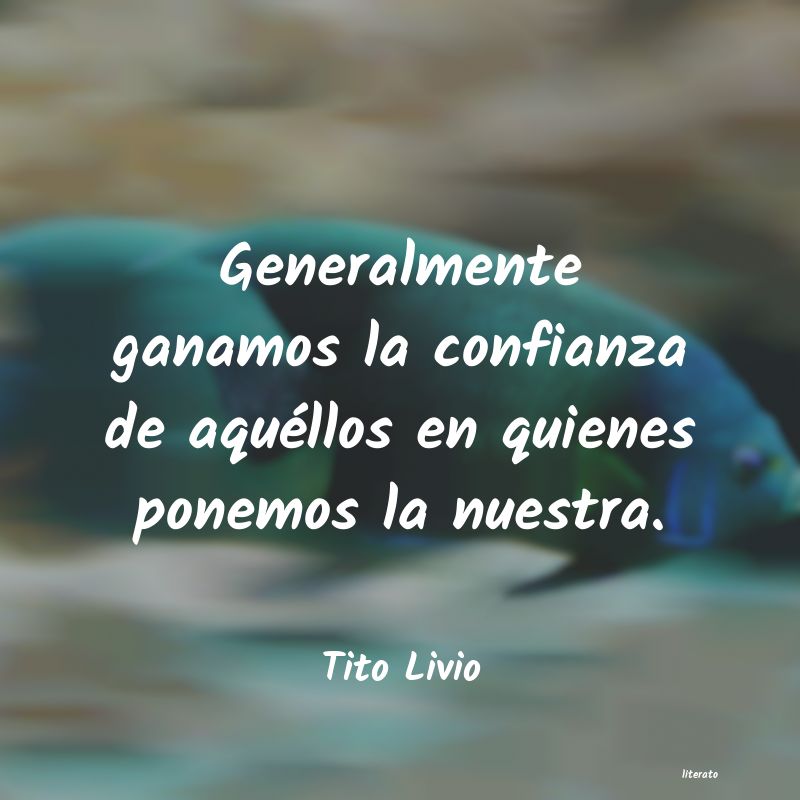 frases de Tito Livio