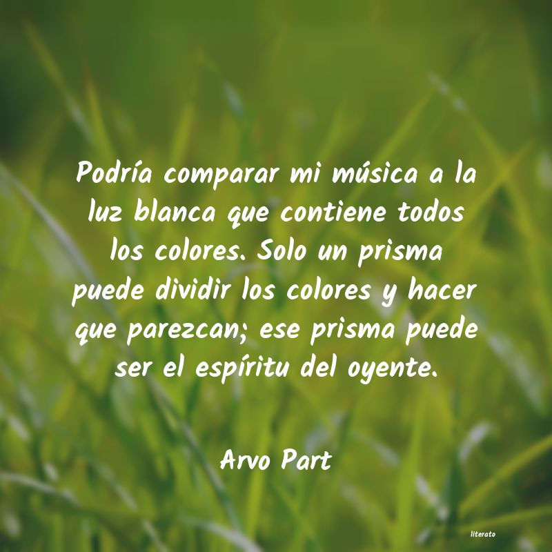 frases de Arvo Part