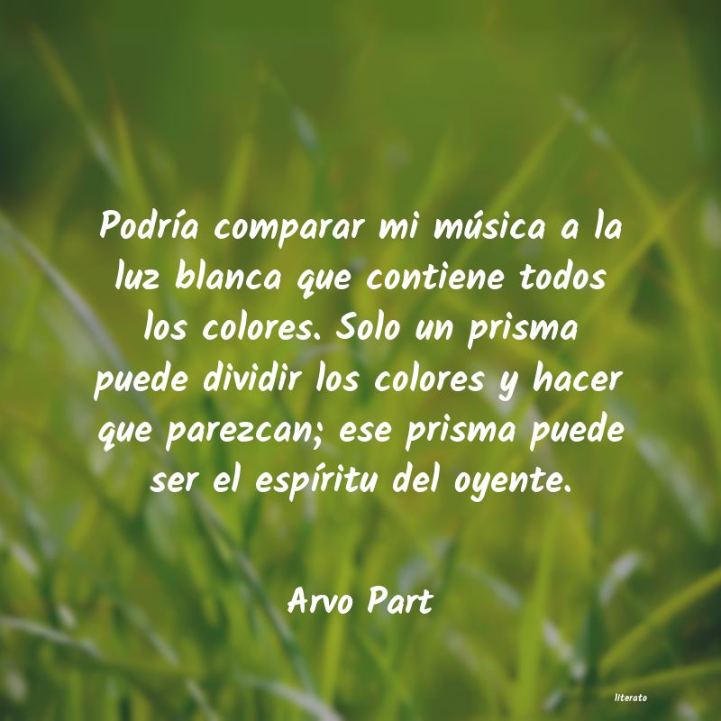 Frases de Arvo Part