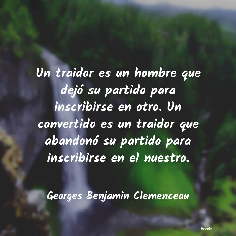 frases para un traidor