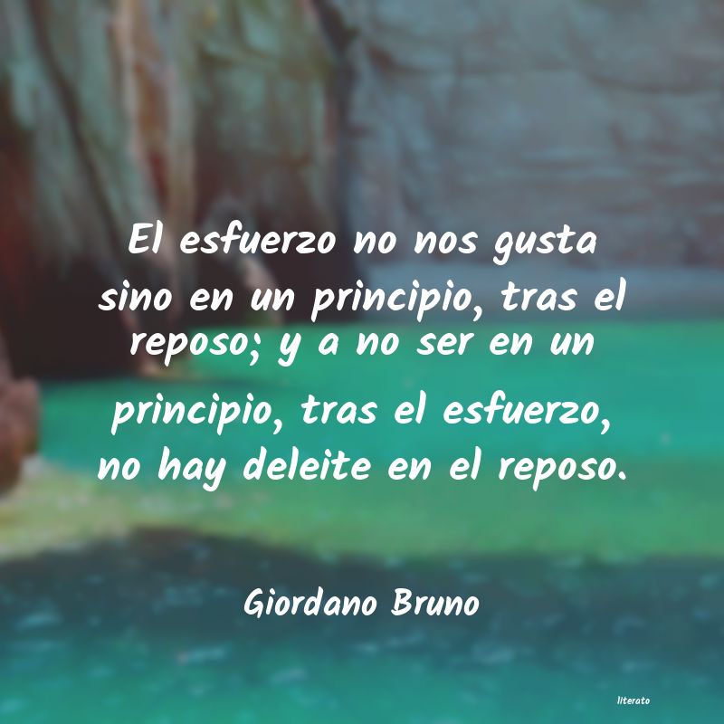 Frases de Giordano Bruno