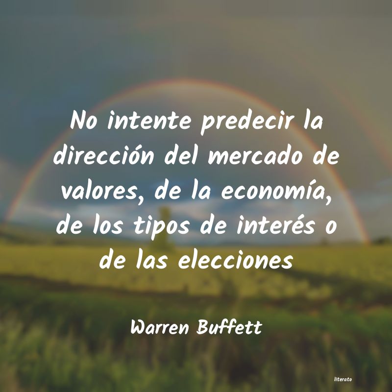frases de Warren Buffett