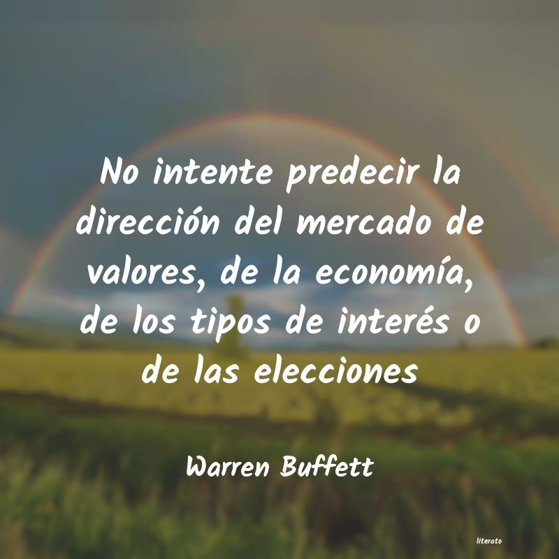 Frases de Warren Buffett