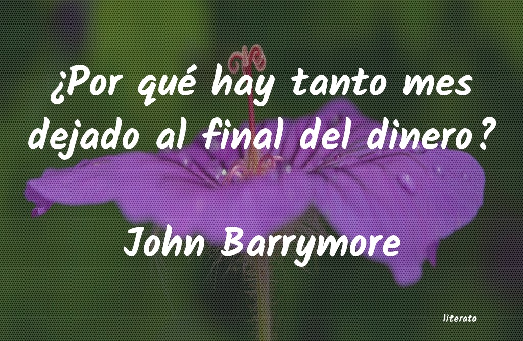 Frases de John Barrymore