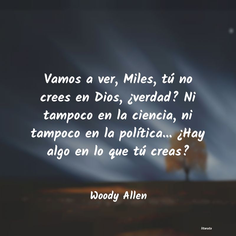 Frases de Woody Allen