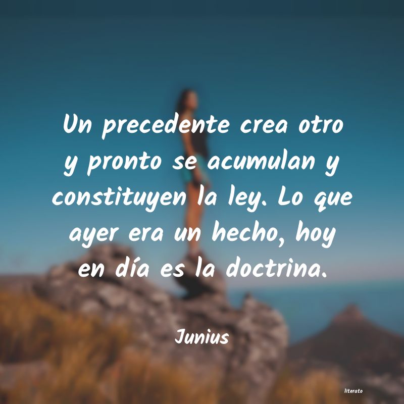 frases de Junius