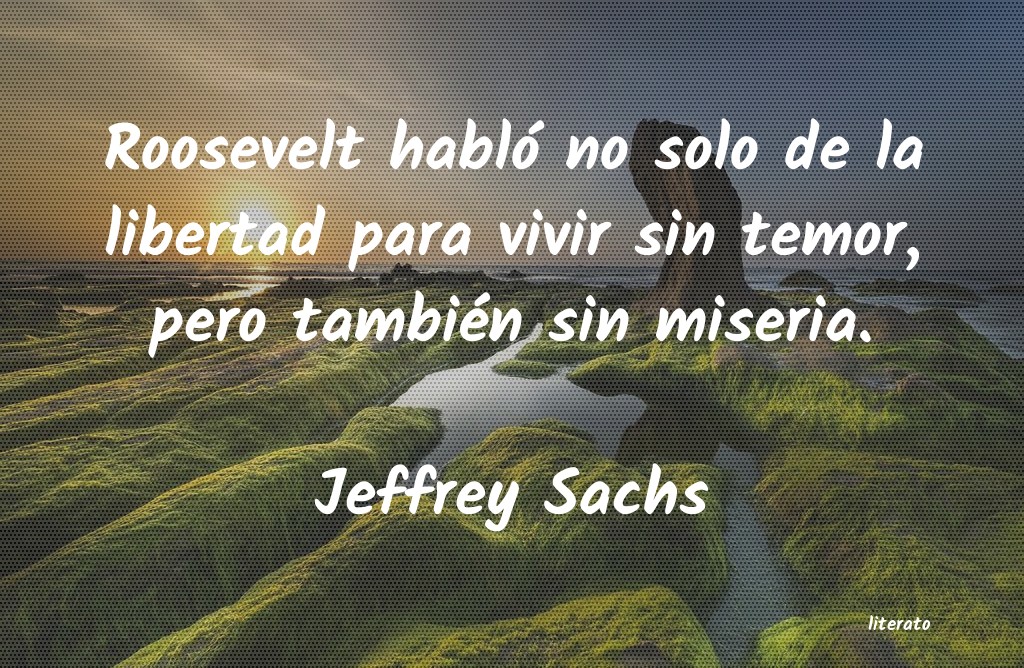 Frases de Jeffrey Sachs