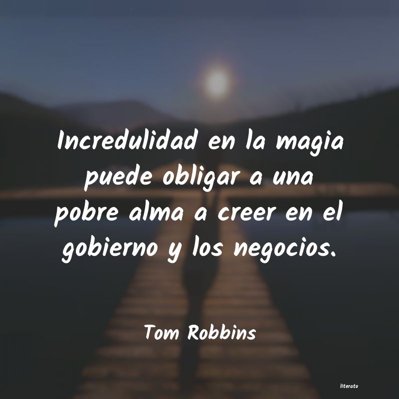 Frases de Tom Robbins